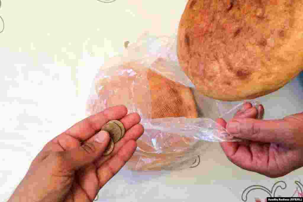 Azerbaijan. Baku. Bread in markets in Baku