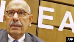 IAEA chief Muhammad el-Baradei at the UN atomic watchdog's weeklong autumn meeting in Vienna on September 7