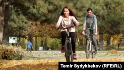 Осень в Бишкеке.