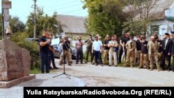 Пам’ятний знак на честь Іси Мунаєва відкрили у Дніпрі, 7 серпня 2018 року