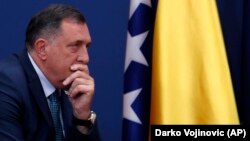 Milorad Dodik, the Serb member of Bosnia’s multiethnic presidency (file photo)