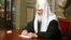Патріарх Кирило на зустрічі з міністром юстиції Росії. Фрагмент вихідної фотографії