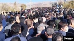Protesters in Javanrud have accused government forces of using live ammunition.