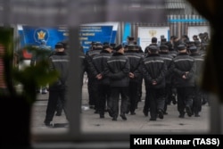 Inmates at the Novosibirsk region's Correctional Colony No. 8