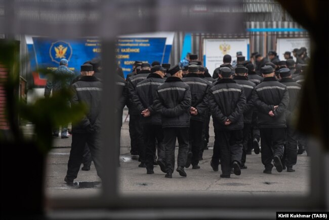 Inmates at the Novosibirsk region's Correctional Colony No. 8 Siberian Prisons