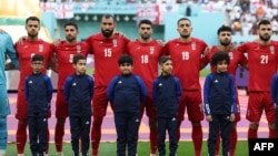 اعضای تیم ملی فوتبال ایران در برابر انگلیس