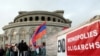 Armenia - Opposition supporters demonstrate in Yerevan's Liberty Square, 3Oct2011.