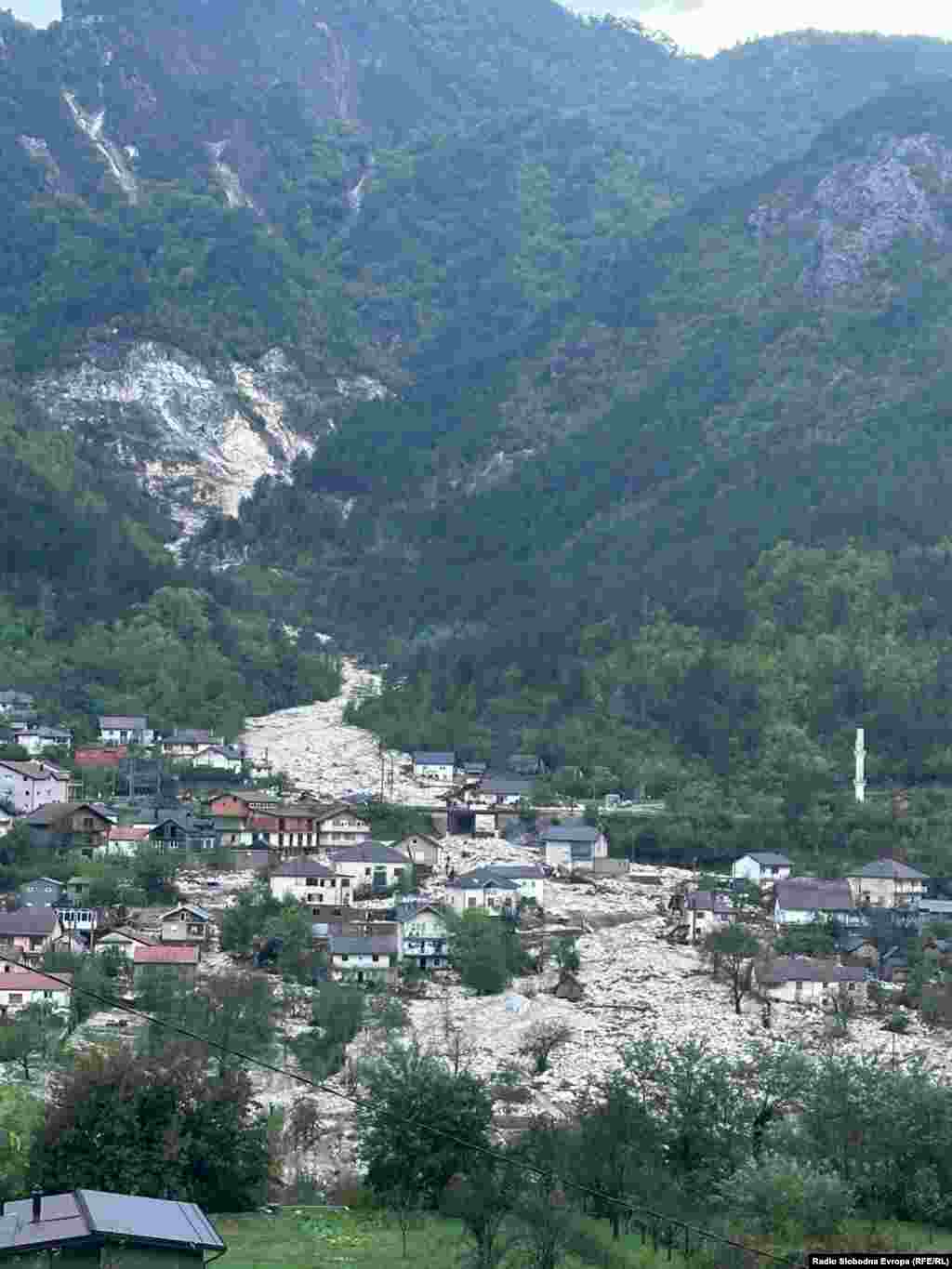 Jablanica, Bosnia-Herzegovina, Floods in Jablanica, October 4, 2024. 