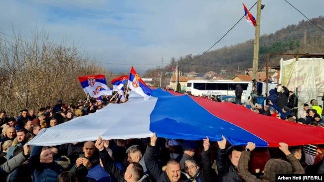 Protesta e serbëve përmes fotografive