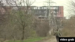 Завод «Азовмаш» во время блокады Мариуполя, март 2022