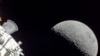 Pogled na Mesec s kapsule Orion na misiji Aremis 1, 5. decembar 2022.