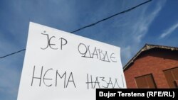 Na jednom od transparenata na protestu 22. decembra u Rudaru pisalo je: 'Jer odavde nema nazad'