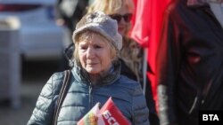  Една от участничките в похода. 