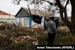 Розбиті будинки Посад-Покровського, грудень 2022 року