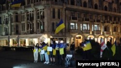 Учасники руху «Майдан Батумі» на площі Європи в Батумі