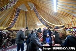 Inside a Yurt of Invincibility in Bucha in January 2023