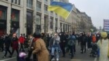 Demonstraţie de solidarititate cu Ucraina, în martie la Berlin (Foto: William Totok)