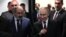 Armenia - Armenian Prime Minister Nikol Pashinian and Russian President Vladimir Putin attend a CSTO summit in Yerevan, November 23, 2022.