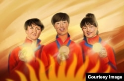 Выступающие в женской борьбе Айсулуу Тыныбекова, Мээрим Жуманазарова и Айпери Медет кызы принесли медали в копилку Кыргызстана на Олимпиаде в Токио