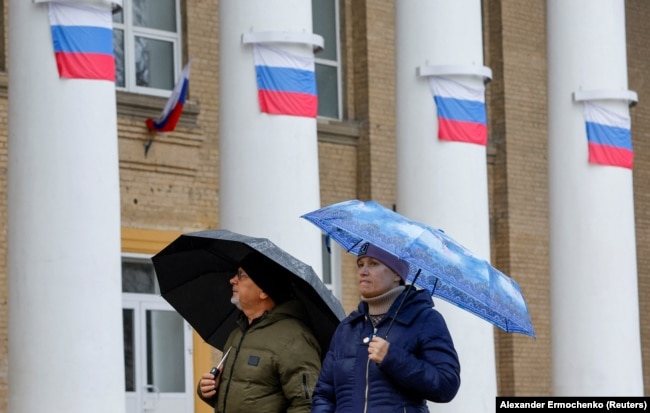 Жителі окупованого Мелітополя в листопаді 2022 року