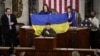 Președintele Ucrainei, Volodimir Zelenski, în Congresul SUA, pe 21 decembrie 2022. Camera Reprezentanților ar putea decide sâmbătă, 20 aprilie, cu privire la acordarea unui ajutor de 61 de miliarde de dolari pentru Ucraina.