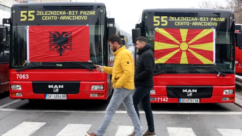 Кулминира судирот на приватните превозници со Арсовска - Скопје во сообраќаен хаос 