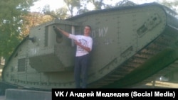 Andrei Medvedev în urmă cu câteva luni, la Tomsk