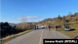 The barricade that had blocked the road on the Serbian side of the border with Kosovo near the Merdare crossing was removed on December 29.