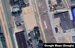 Шклоў, папраўчая калёнія №17. Стадыён. Фота: Google Maps