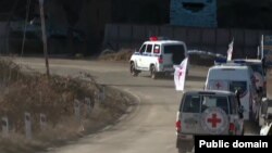 ԿԽՄԿ մեքենաները Ստեփանակերտից հիվանդներ են տեղափոխում Երևան, 19-ը դեկտեմբերի, 2022թ․