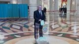 Kazakhstan's Retired Leader Votes In Early Presidential Election
