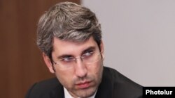 Armenia - Justice Minister Grigor Minasian, December 26, 2022.
