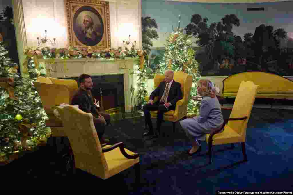 Володимира Зеленського у Білому домі зустріли тепло,&nbsp;Вашингтон, 21 грудня 2022 року