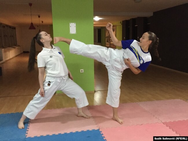 Članice karate kluba "Želja ipon"