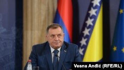 Predsednik entiteta Republika Srpska Milorad Dodik u Beogradu, 24. novembra 2022. 