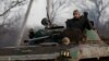 Українські військові біля Бахмута, Донецької області, 25 грудня 2022 року