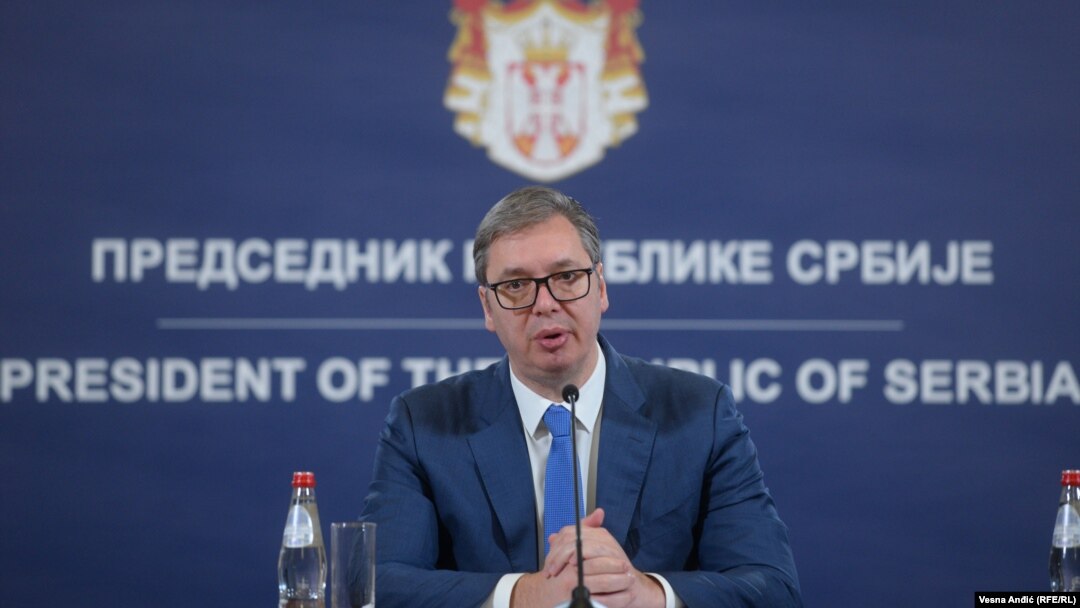 Претседателот на Србија Александар Вучиќ 