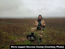 Волонтерка з Польщі Ольга Соляр у прифронтовій зоні