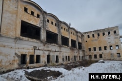 The now-shuttered metalware factory in Bukachacha.