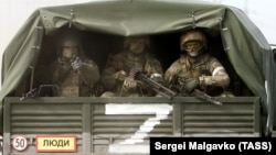 Російські військові під час вторгнення в Україну 24 лютого 2022 року