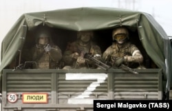 Російські військові під час вторгнення в Україну. 24 лютого 2022 року