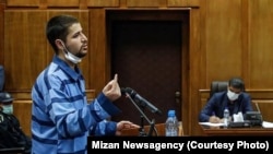 محمد قبادلو در دادگاه