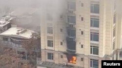 هتل محل اقامت اجران چینی در محله شهرنو کابل. دوشنبه ۲۱ آذر