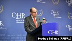 Christian Schmidt, High Representative (OHR) in Bosnia and Herzegovina at Press Conference in Sarajevo, December 9, 2022.