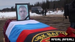 Похорон наемника "ЧВК Вагнер", иллюстративное фото