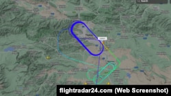 ფოტო flightradar24-ის ვებგვერდიდან