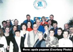 Іван Гвать з колегами в Київському бюро Радіо Свобода