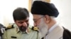 Iranian Supreme Leader Ayatollah Ali Khamenei (right) appointed Ahmad Reza Radan as chief of police in Iran on January 7.