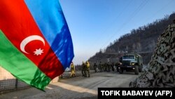 რუსეთის სამშვიდობო ჯარები ლაჩინის დერეფანში. 2022 წ. 26 დეკემბერი.