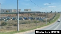 Палаточный лагерь для мобилизованных в Крыму